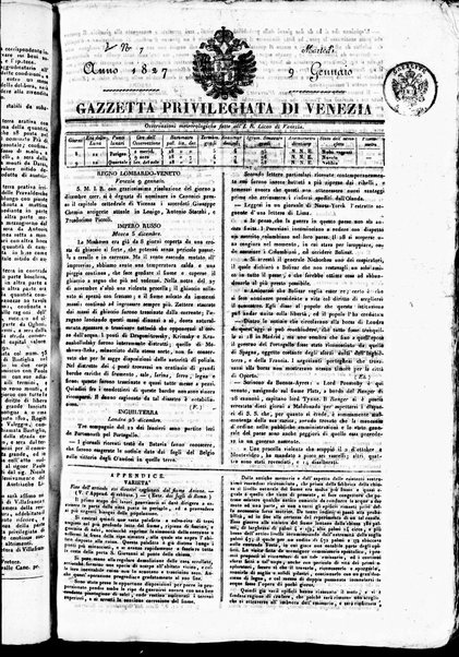 Gazzetta privilegiata di Venezia