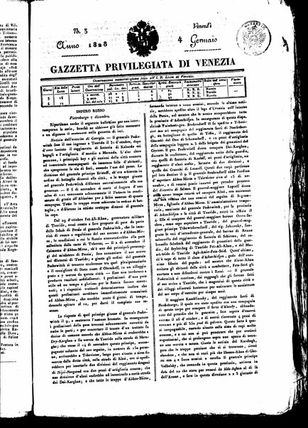 Gazzetta privilegiata di Venezia