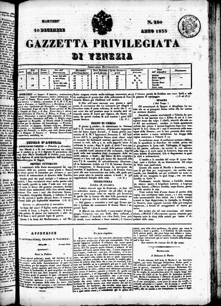 Gazzetta privilegiata di Venezia