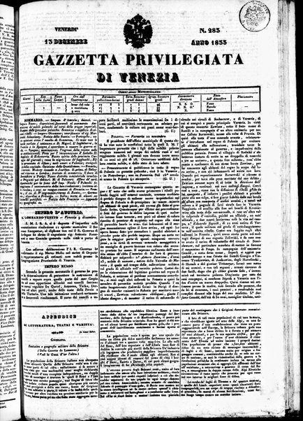 Gazzetta privilegiata di Venezia