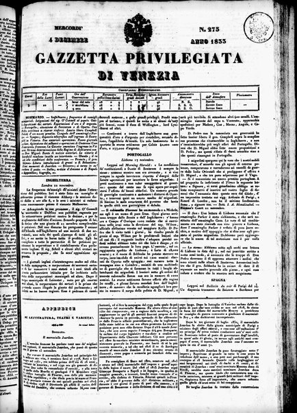 Gazzetta privilegiata di Venezia