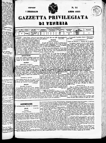 Gazzetta privilegiata di Venezia