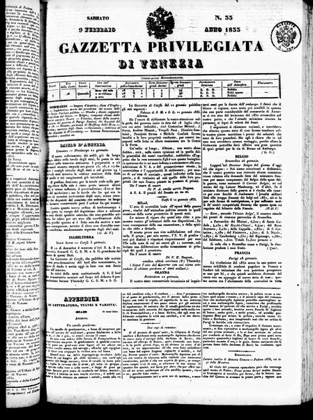 Gazzetta privilegiata di Venezia