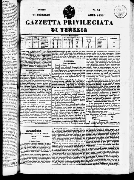 Gazzetta privilegiata di Venezia