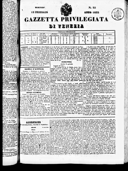 Gazzetta privilegiata di Venezia