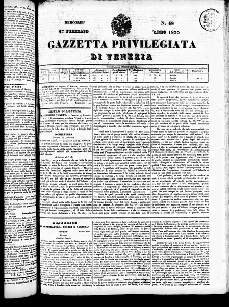 Gazzetta privilegiata di Venezia