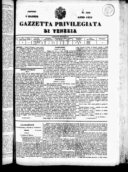 Gazzetta privilegiata di Venezia