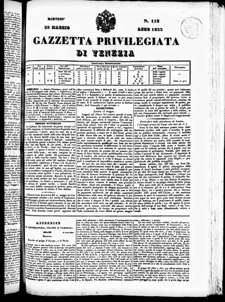 Gazzetta privilegiata di Venezia