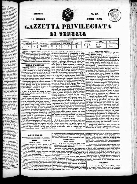 Gazzetta privilegiata di Venezia