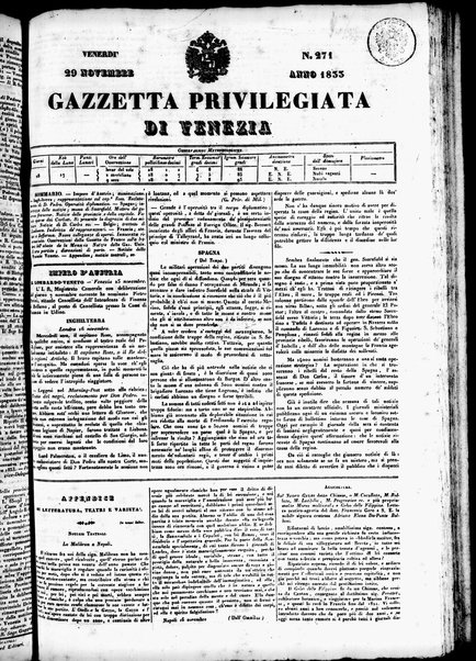 Gazzetta privilegiata di Venezia