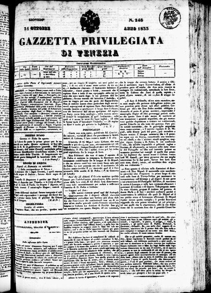 Gazzetta privilegiata di Venezia