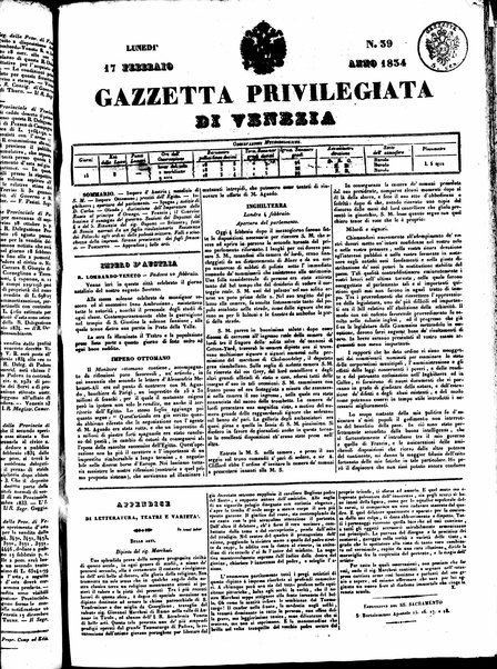 Gazzetta privilegiata di Venezia