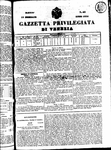 Gazzetta privilegiata di Venezia