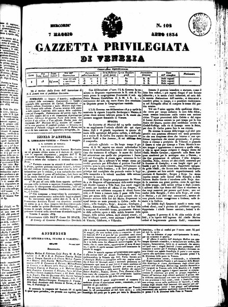 Gazzetta privilegiata di Venezia