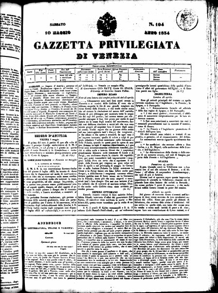 Gazzetta privilegiata di Venezia