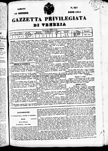 Gazzetta privilegiata di Venezia