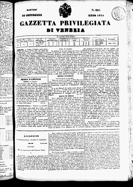 Gazzetta privilegiata di Venezia