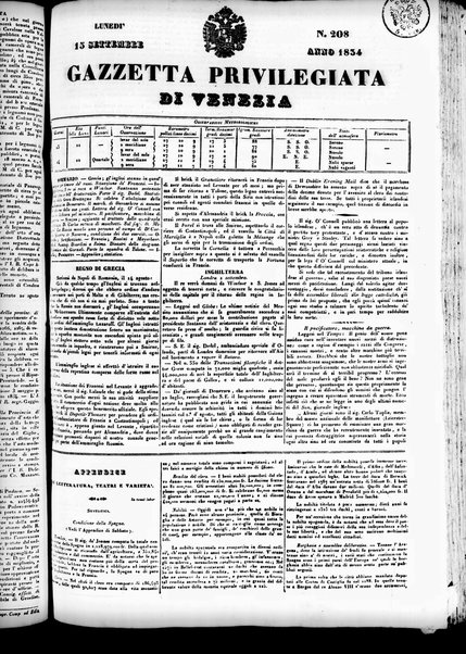 Gazzetta privilegiata di Venezia