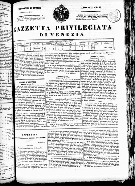 Gazzetta privilegiata di Venezia