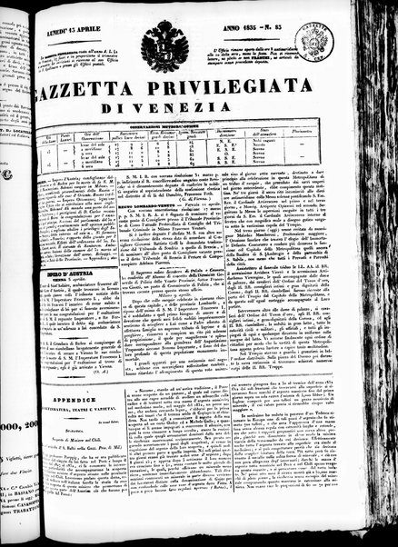 Gazzetta privilegiata di Venezia