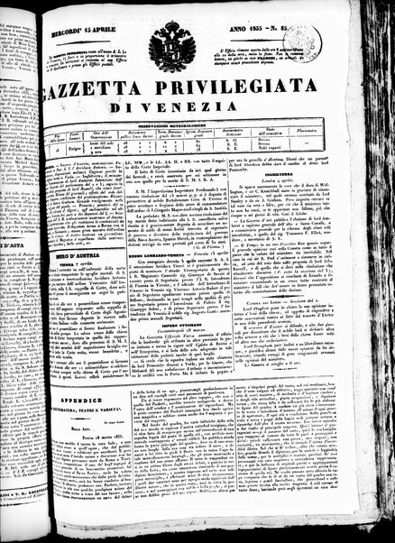 Gazzetta privilegiata di Venezia