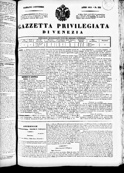 Gazzetta privilegiata di Venezia