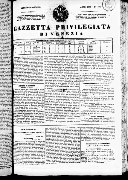 Gazzetta privilegiata di Venezia