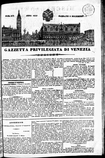 Gazzetta privilegiata di Venezia