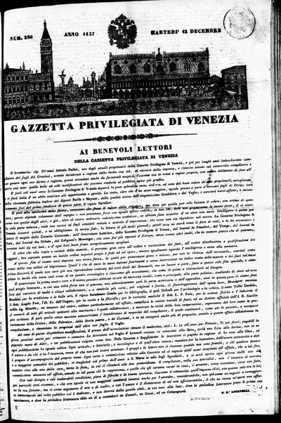 Gazzetta privilegiata di Venezia