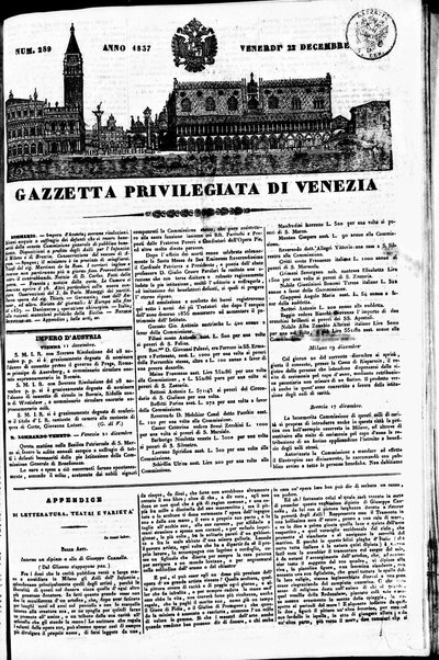 Gazzetta privilegiata di Venezia