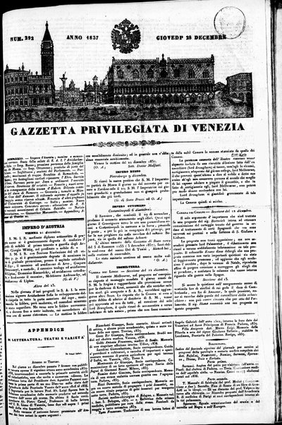 Gazzetta privilegiata di Venezia