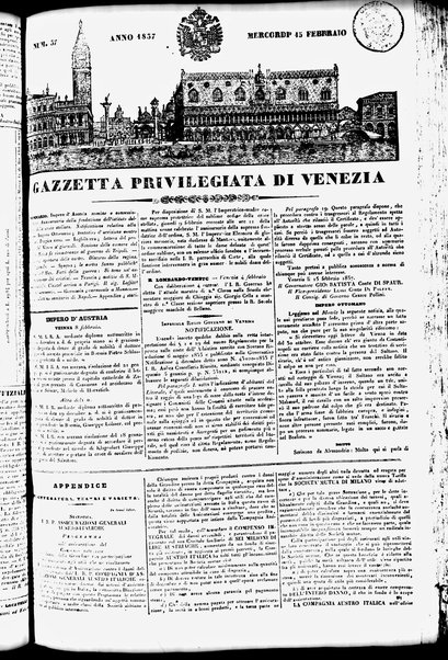 Gazzetta privilegiata di Venezia