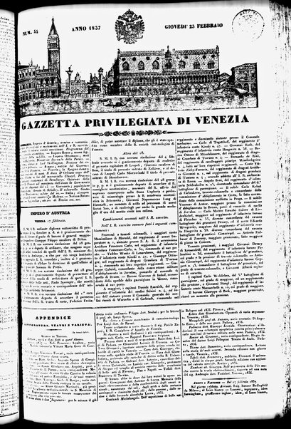 Gazzetta privilegiata di Venezia