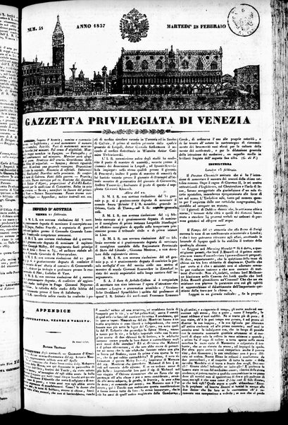 Gazzetta privilegiata di Venezia