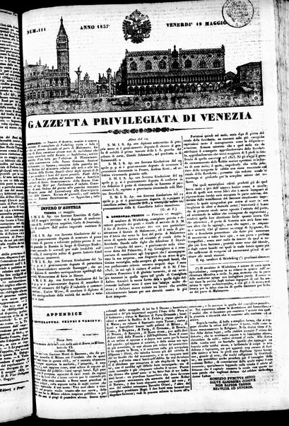 Gazzetta privilegiata di Venezia