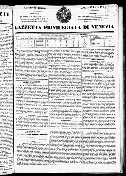 Gazzetta privilegiata di Venezia