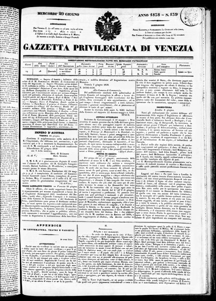 Gazzetta privilegiata di Venezia