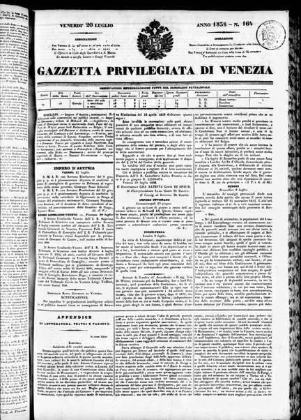 Gazzetta privilegiata di Venezia