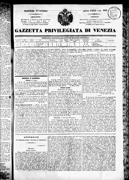 Gazzetta privilegiata di Venezia