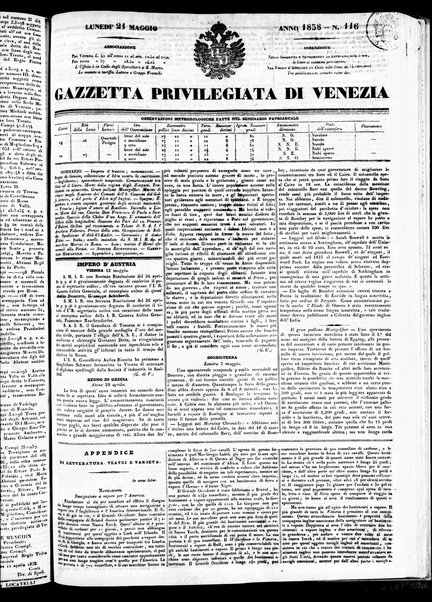 Gazzetta privilegiata di Venezia