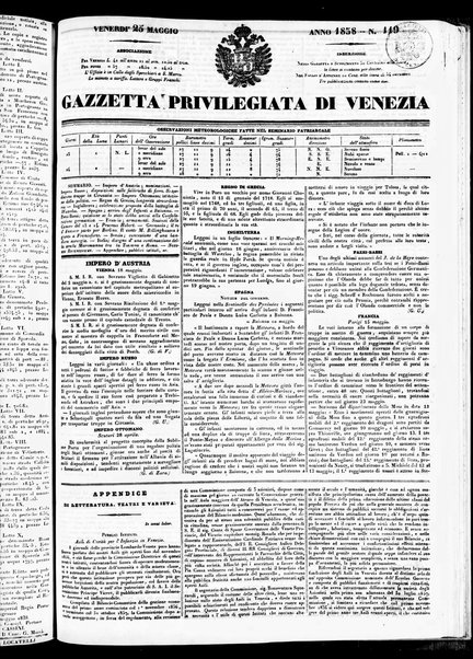 Gazzetta privilegiata di Venezia