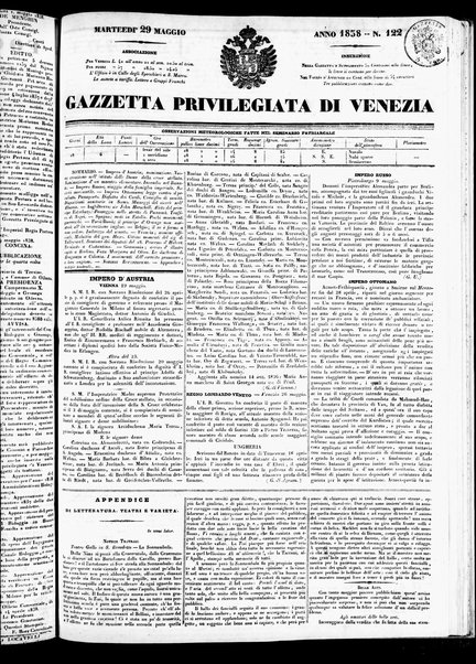 Gazzetta privilegiata di Venezia