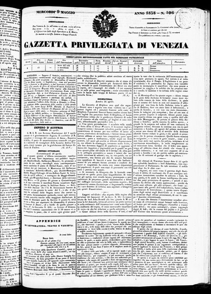 Gazzetta privilegiata di Venezia