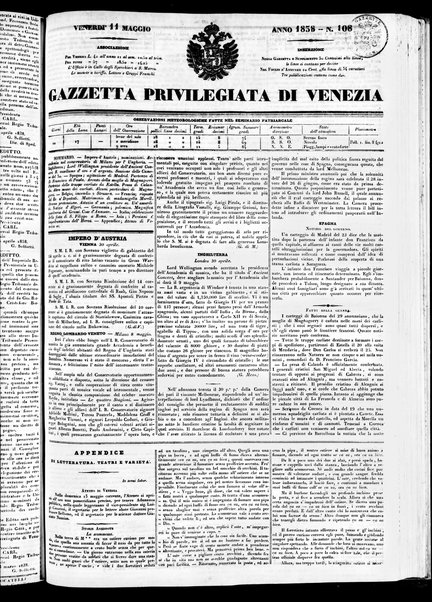 Gazzetta privilegiata di Venezia