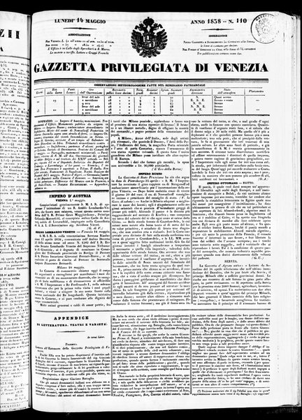 Gazzetta privilegiata di Venezia