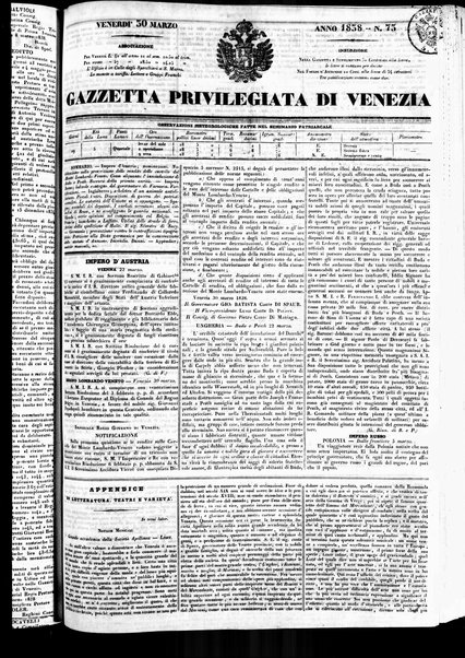 Gazzetta privilegiata di Venezia