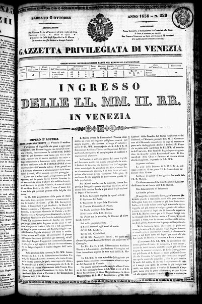 Gazzetta privilegiata di Venezia