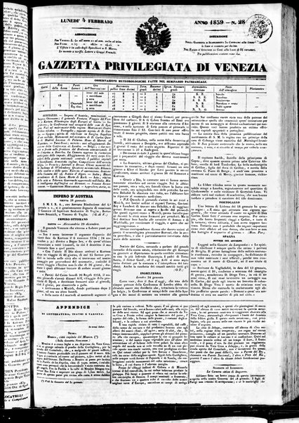 Gazzetta privilegiata di Venezia