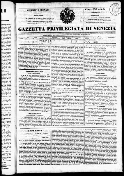 Gazzetta privilegiata di Venezia