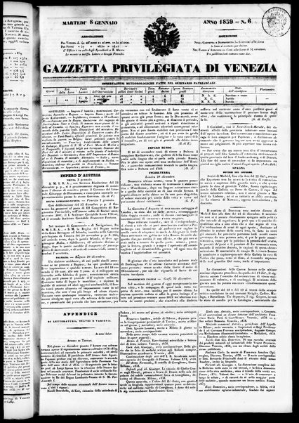 Gazzetta privilegiata di Venezia